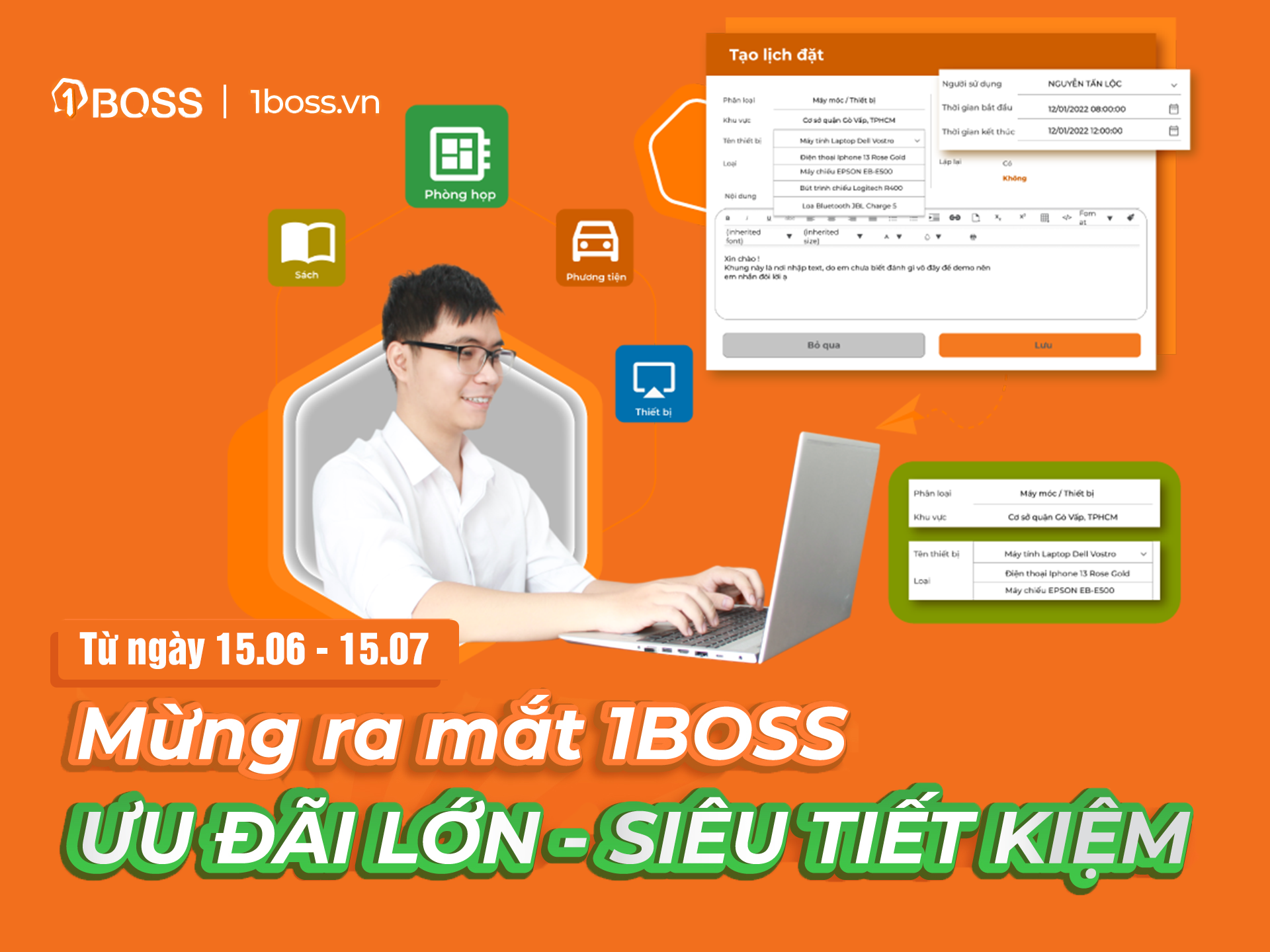 Cơn lốc ưu đãi tháng 7 cực xịn khi mua phần mềm tại 1BOSS
