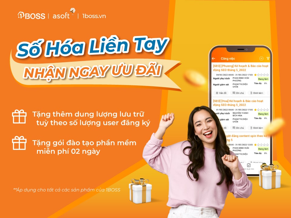 Số hóa liền tay - Nhận ngay ưu đãi | Ưu đãi đặc biệt khi mua phần mềm bất kì