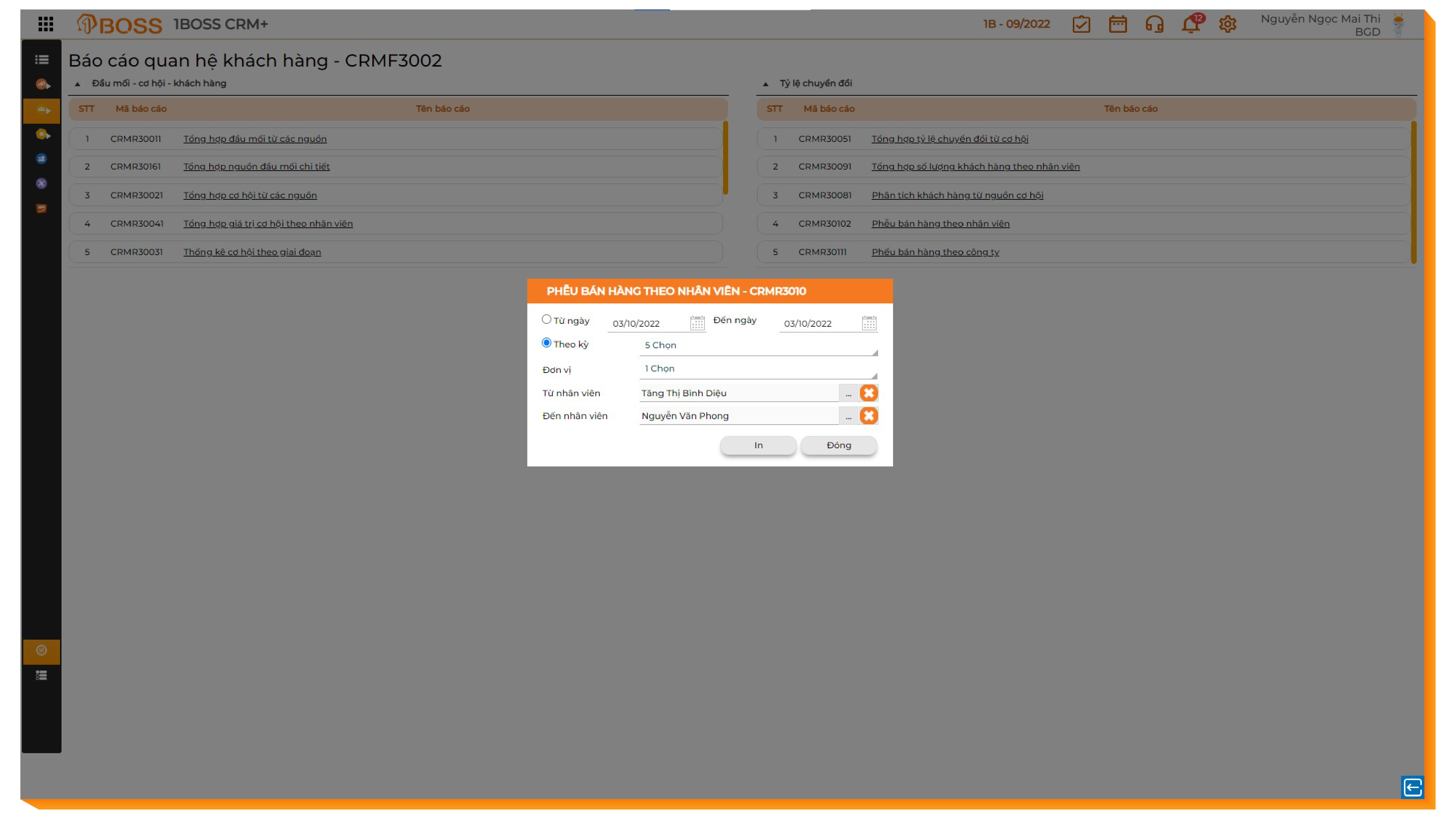 Báo cáo phong phú, đa dạng