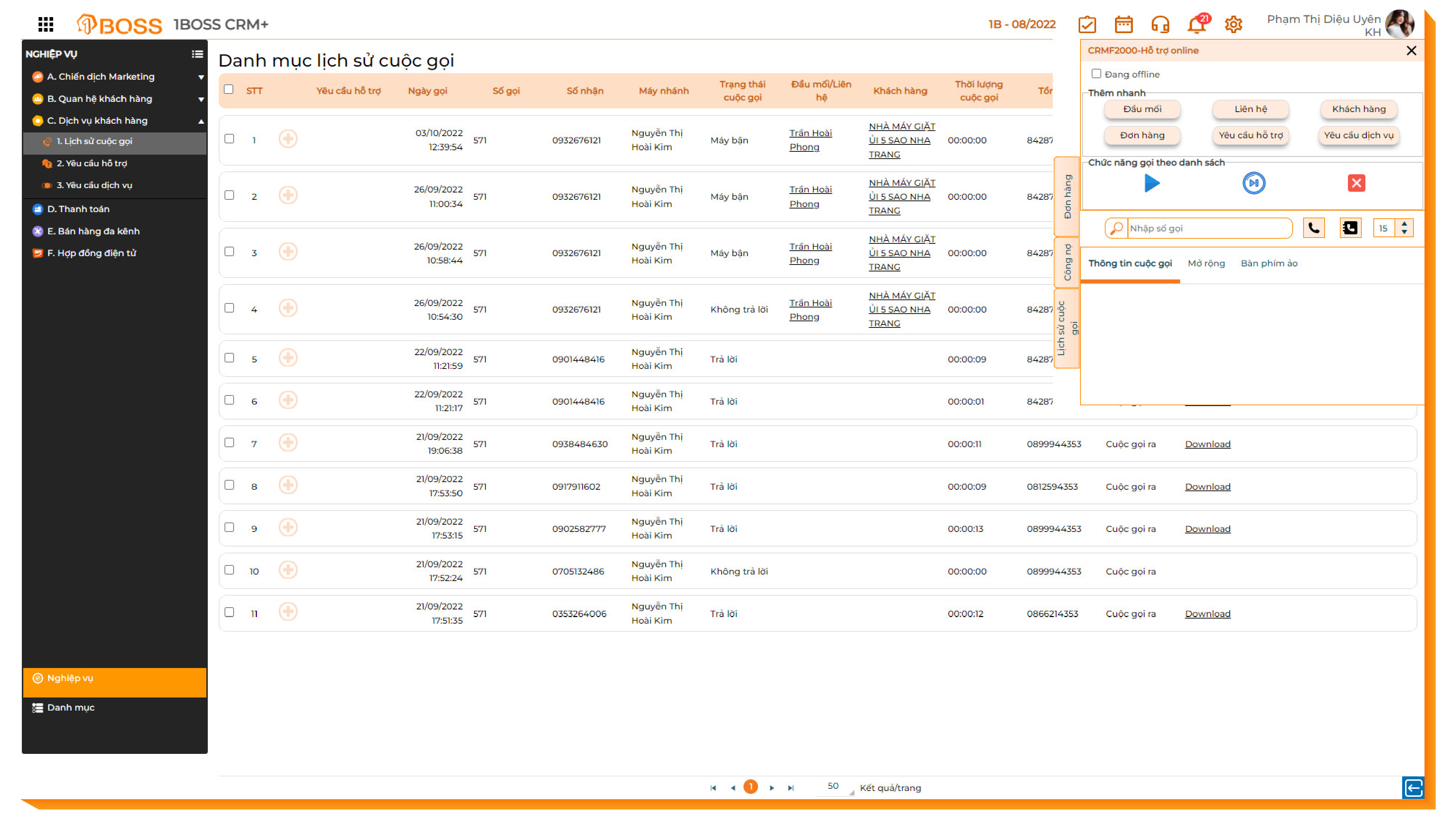 Tổng đài điện thoại
