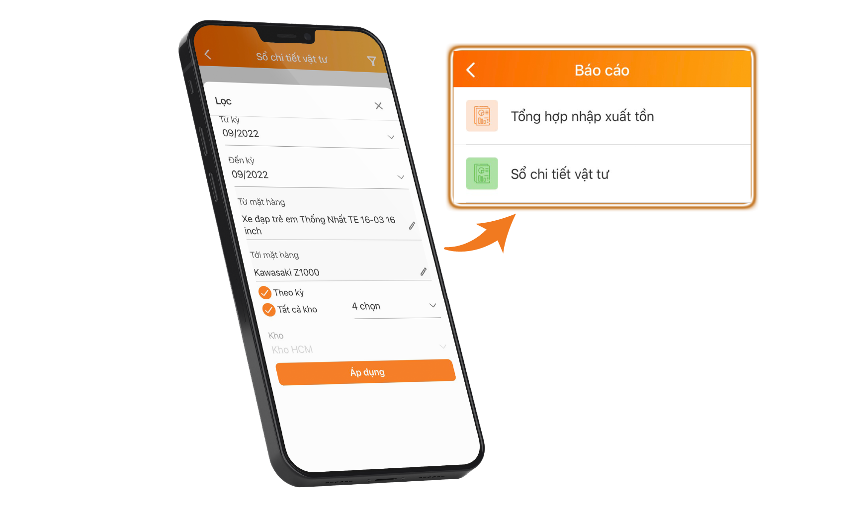 Quản lý đa kho - hàng hóa 24/7