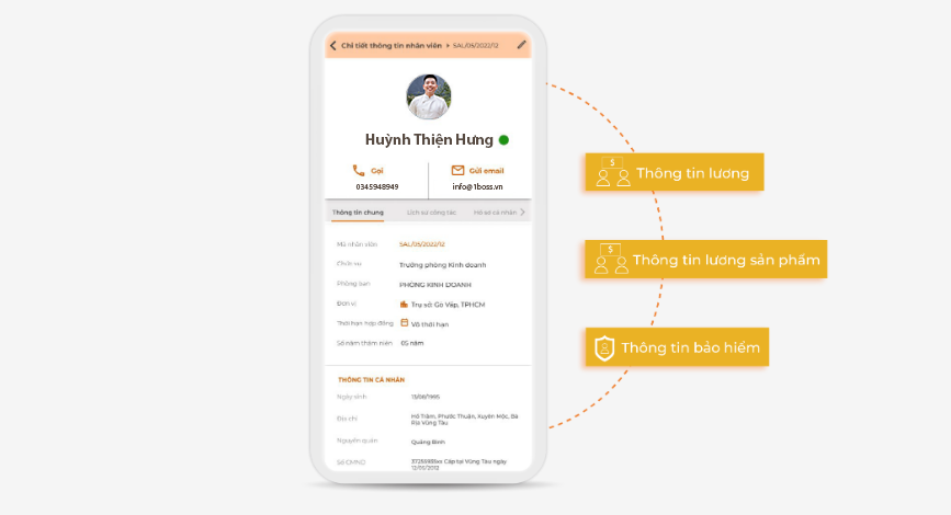 Quản lý hồ sơ lương, hồ sơ bảo hiểm và thuế