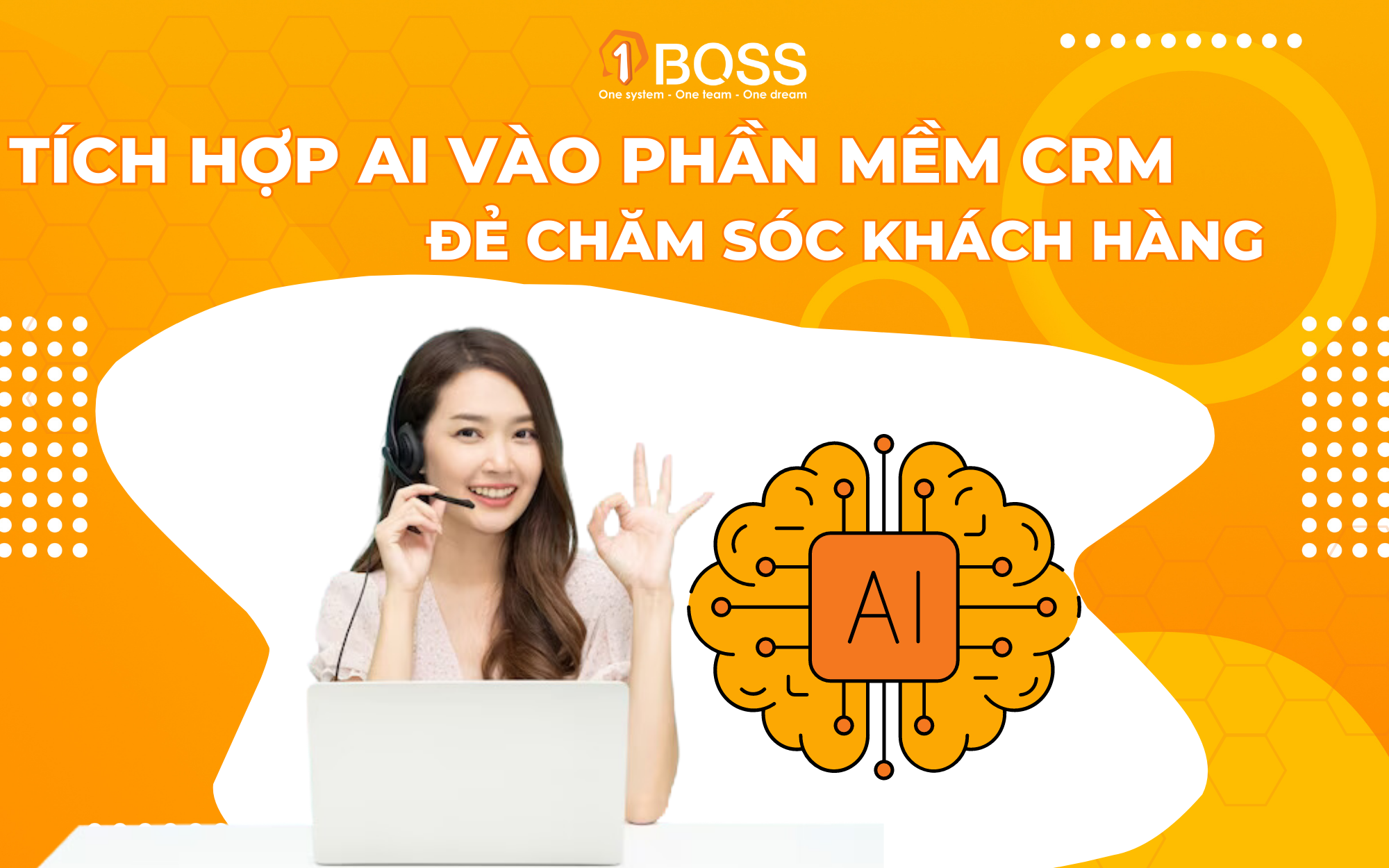 Tích hợp AI vào phần mềm CRM để chăm sóc khách hàng