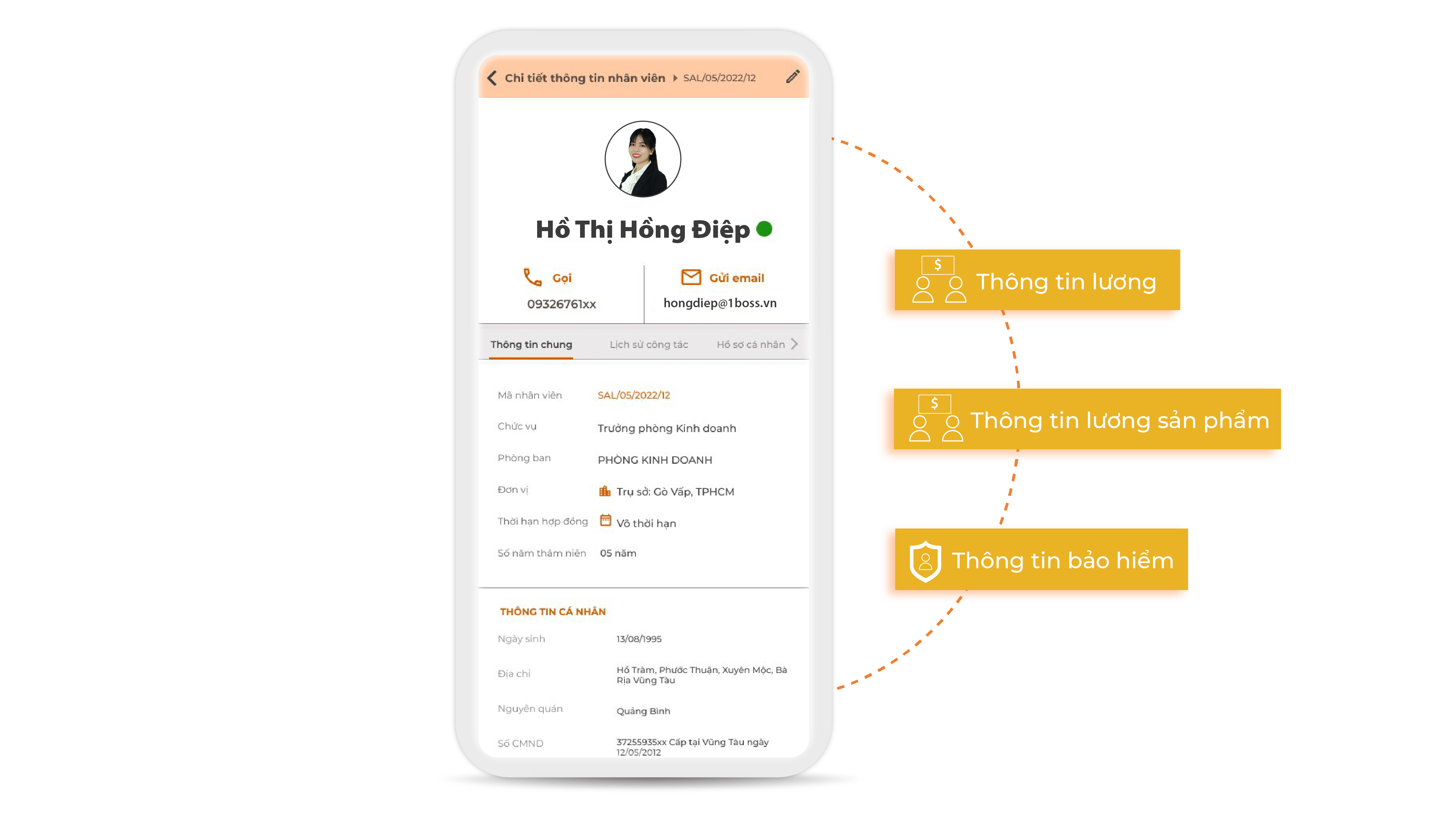 Quản lý hồ sơ lương, hồ sơ bảo hiểm và thuế