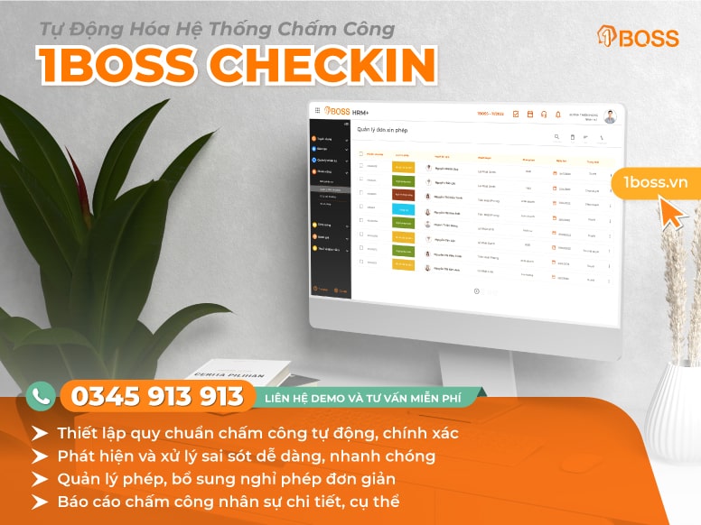7 lỗi hay gặp trên hệ thống chấm công và cách khắc phục với 1BOSS Checkin