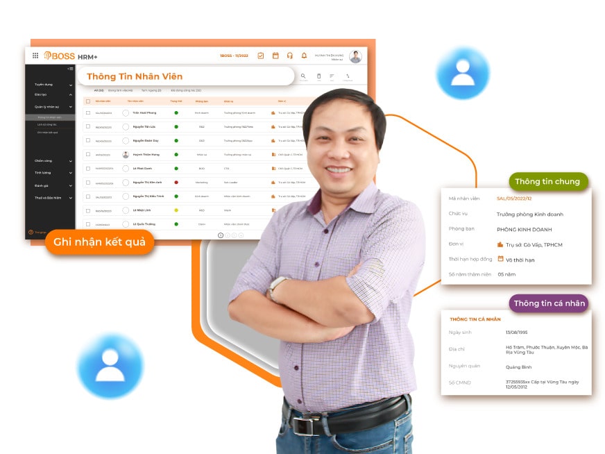 Công nghệ AI trong phần mềm quản lý hồ sơ nhân sự 1BOSS HRM