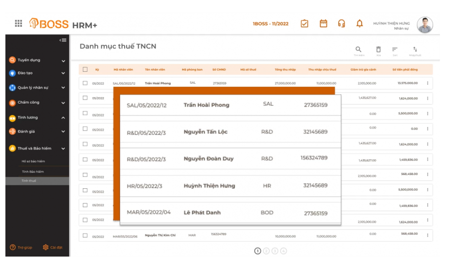 Hệ thống hóa công tác quản lý thuế – bảo hiểm với 1BOSS Tax & Insurance