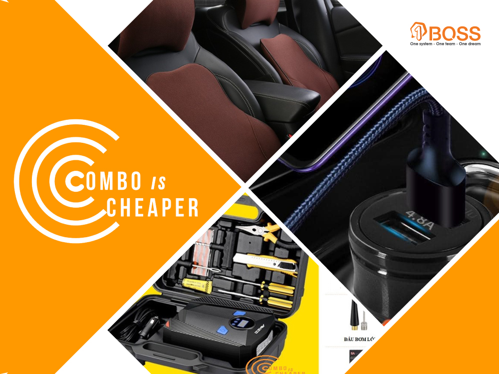 Chuỗi chăm sóc & phụ kiện ô tô Combo Store tối ưu hiệu quả bán hàng đa kênh với 1BOSS