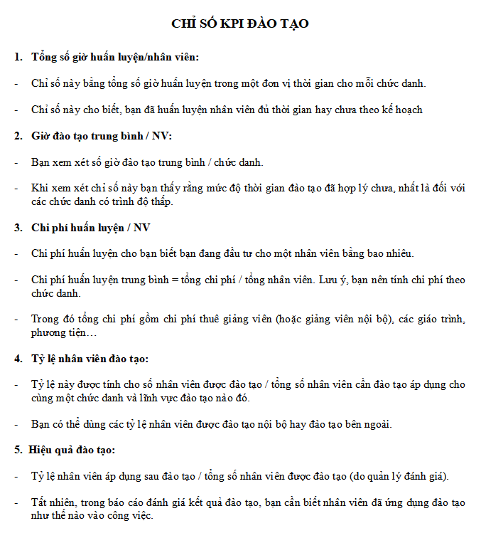 Hệ thống KPI trong doanh nghiệp và những mẫu hệ thống KPI thông dụng
