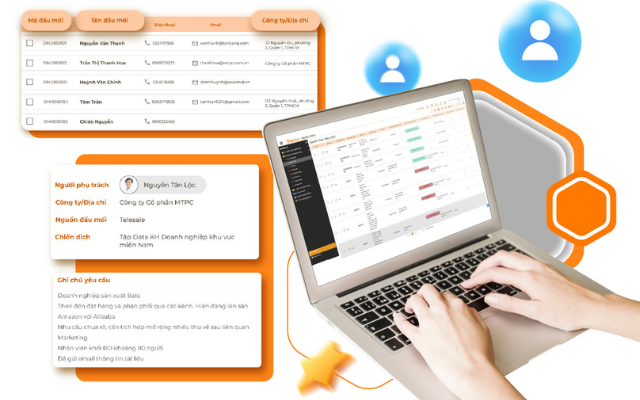 Mất khách, lạc data và khắc phục với phần mềm 1BOSS CRM +