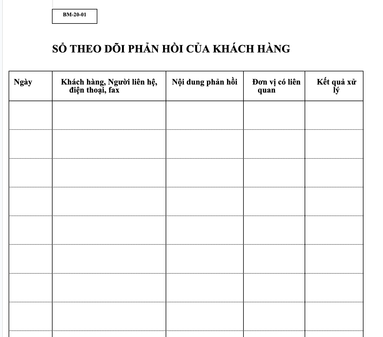 Sổ theo dõi khách hàng hay nhất 2023